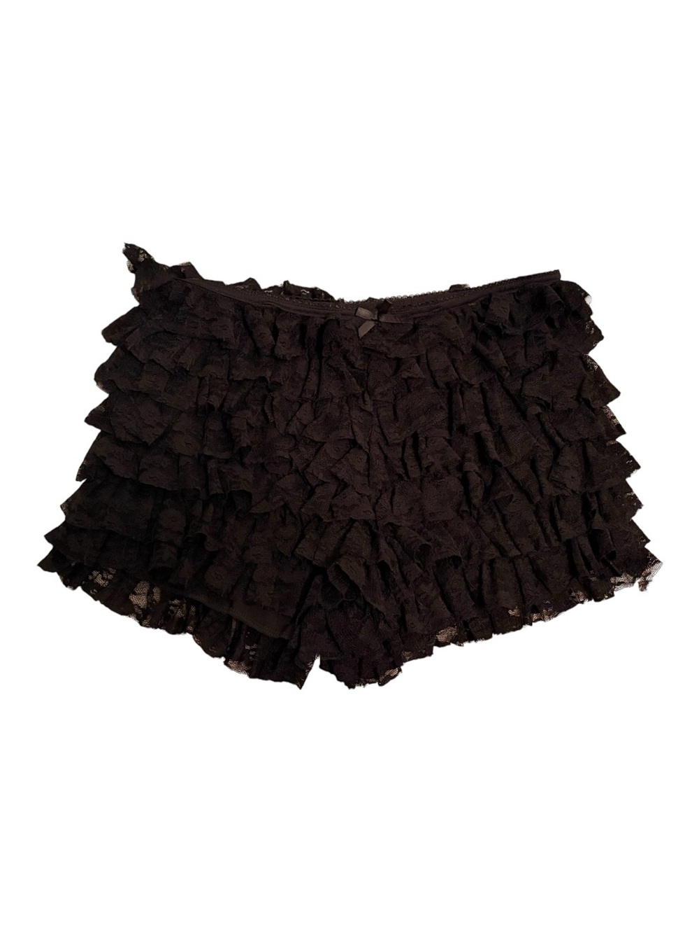 Black Ruffle Shorts NWT size Small